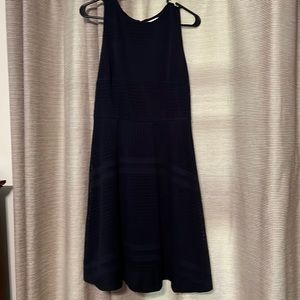 Sleeveless Navy Dress